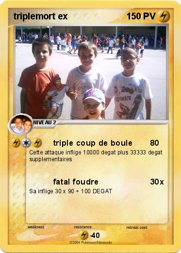 Pokemon triplemort ex