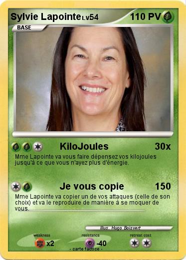 Pokemon Sylvie Lapointe