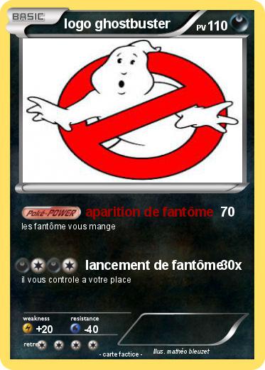 Pokemon logo ghostbuster