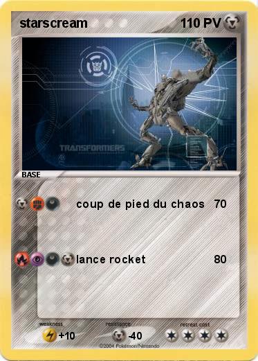 Pokemon starscream