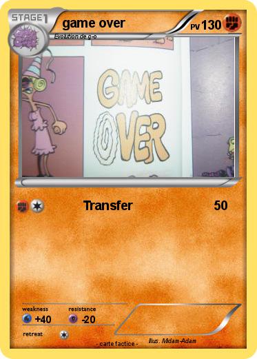 Pokemon game over