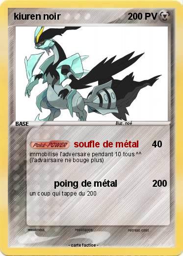 Pokemon kiuren noir