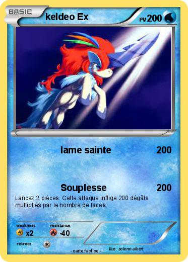 Pokemon keldeo Ex