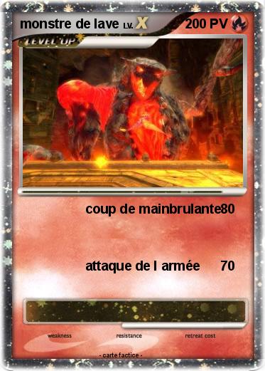 Pokemon monstre de lave