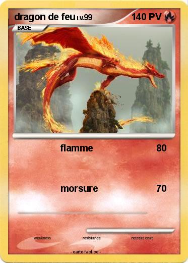 Pokemon dragon de feu