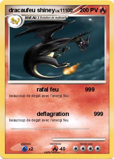 Pokemon dracaufeu shiney