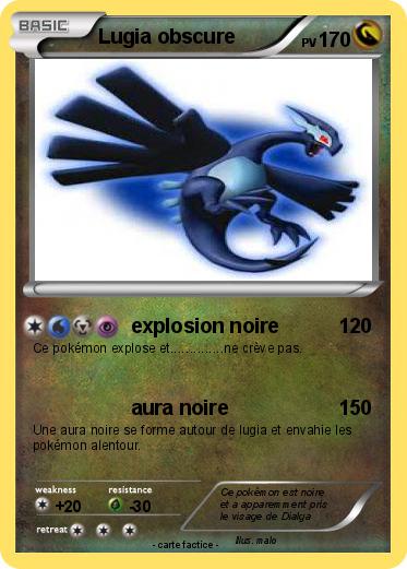 Pokemon Lugia obscure