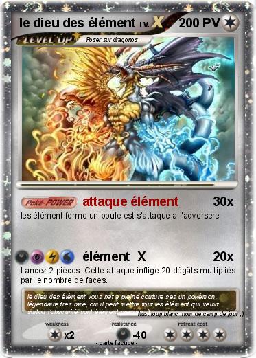 Pokemon le dieu des élément
