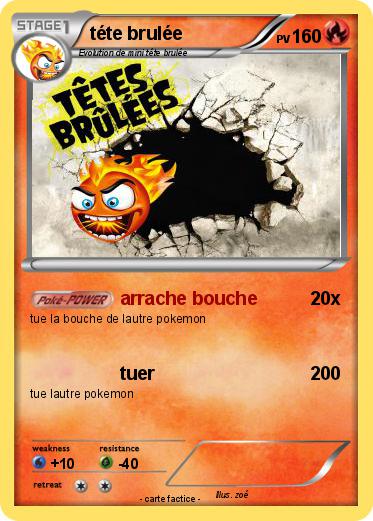 Pokemon téte brulée