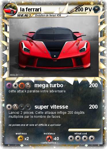 Pokemon la ferrari