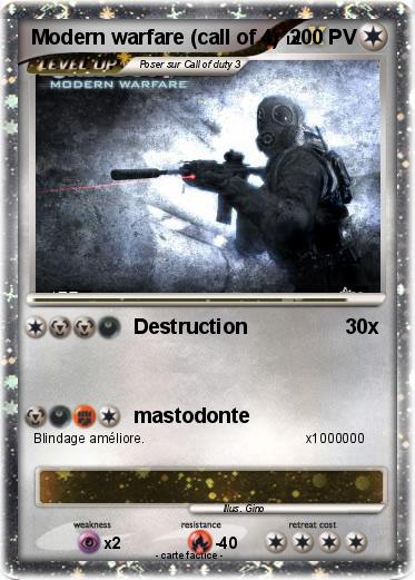 Pokemon Modern warfare (call of 4)