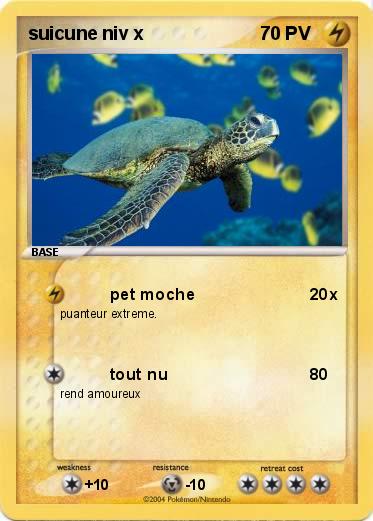 Pokemon suicune niv x