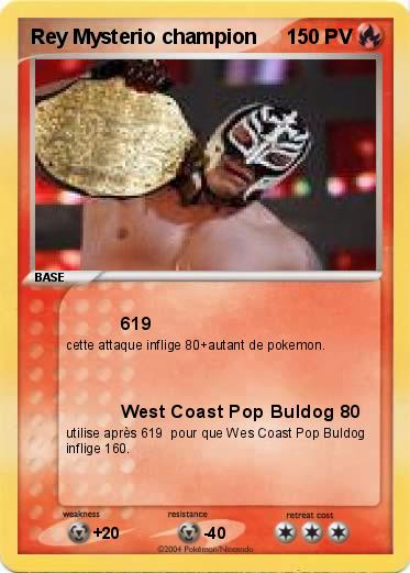 Pokemon Rey Mysterio champion