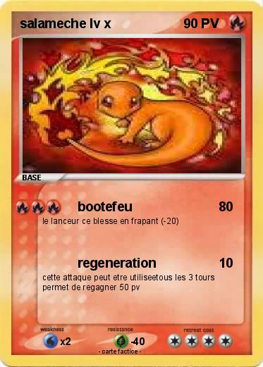 Pokemon salameche lv x