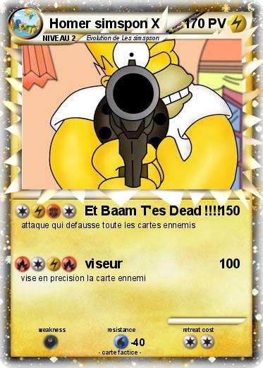 Pokemon Homer simspon X