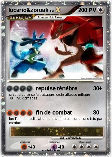 Pokemon lucario&zoroak