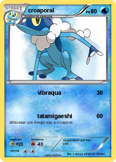 Pokemon croaporal