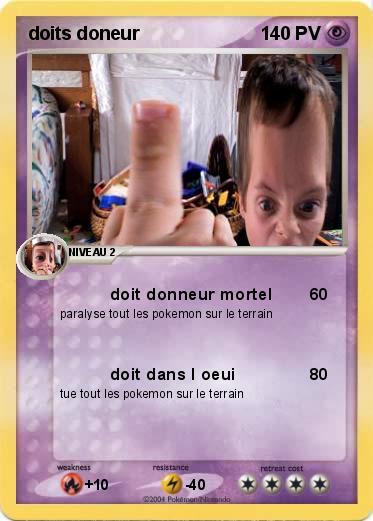 Pokemon doits doneur