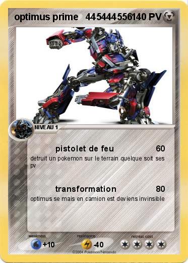 Pokemon optimus prime   445444556