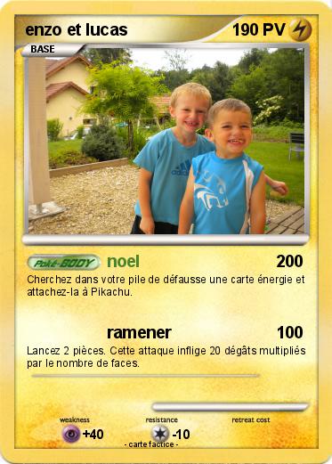 Pokemon enzo et lucas