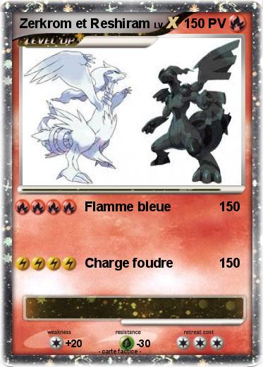 Pokemon Zerkrom et Reshiram