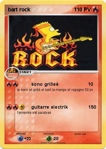 Pokemon bart rock