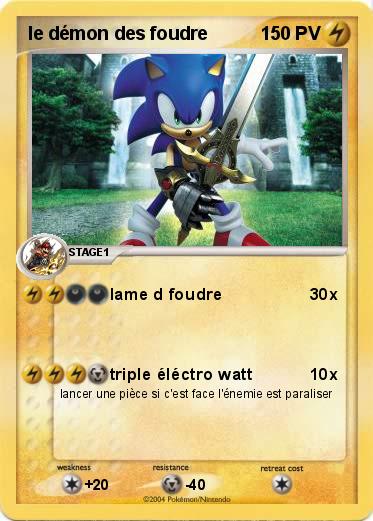 Pokemon le démon des foudre