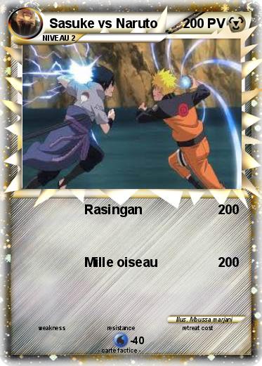 Pokemon Sasuke vs Naruto