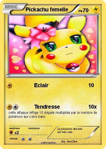Pokemon Pickachu femelle