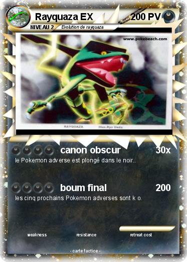 Pokemon Rayquaza EX