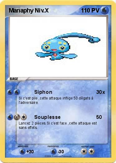 Pokemon Manaphy Niv.X