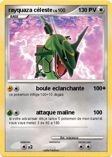 Pokemon rayquaza céleste
