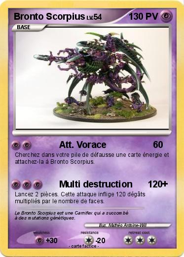 Pokemon Bronto Scorpius