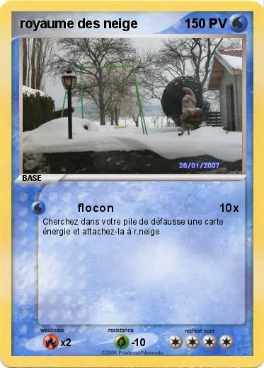 Pokemon royaume des neige