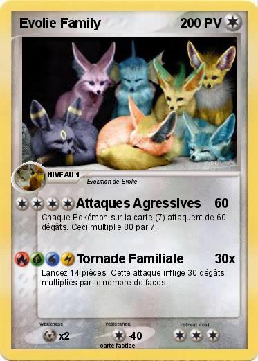 Pokemon Evolie Family