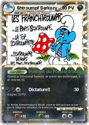 Pokemon Shtroumpf Sarkozy