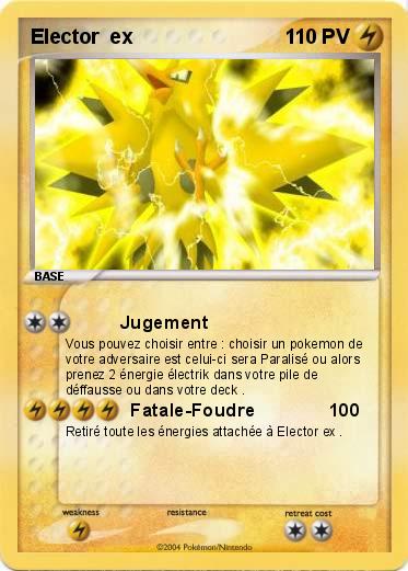 Pokemon Elector  ex