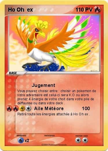 Pokemon Ho Oh  ex