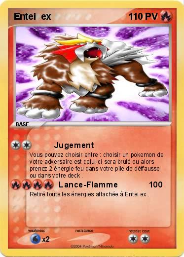 Pokemon Entei  ex