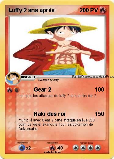 Pokemon Luffy 2 ans après