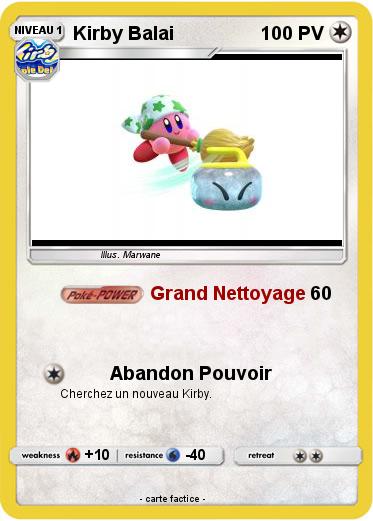 Pokemon Kirby Balai
