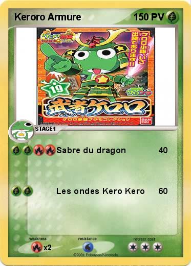 Pokemon Keroro Armure 