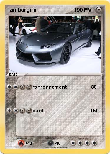 Pokemon lamborgini                         1