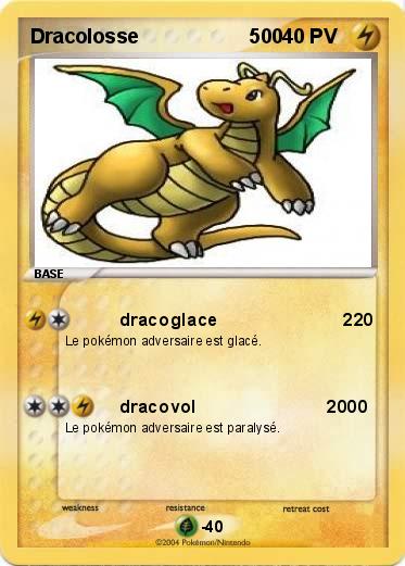 Pokemon Dracolosse                    500