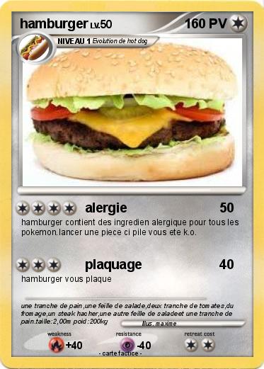Pokemon hamburger