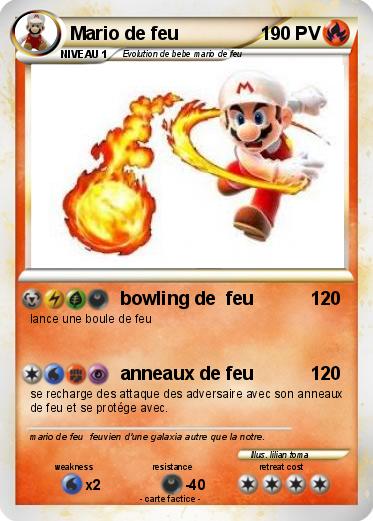 Pokemon Mario de feu
