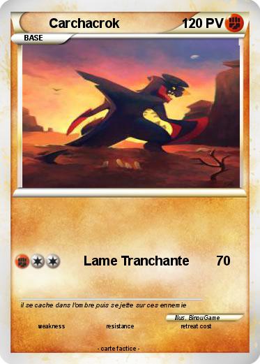 Pokemon Carchacrok