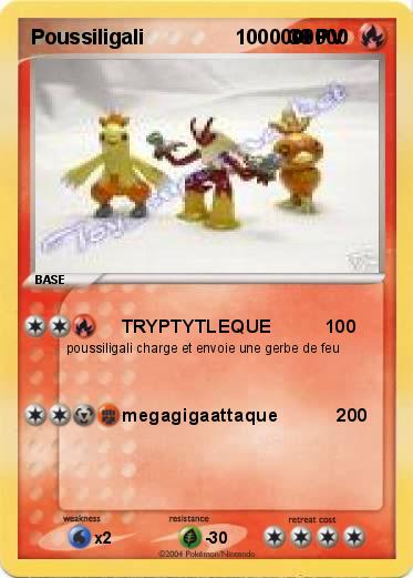 Pokemon Poussiligali                1000000000