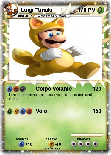 Pokemon Luigi Tanuki