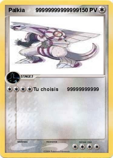 Pokemon Palkia       99999999999999